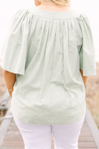 Nautical Breeze Top, Salbei