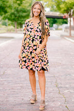 Never Growing Up Babydoll Dress, Black