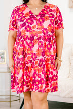 Never Growing Up Babydoll Dress, Pink