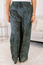 New Adventures Pants, Green Print