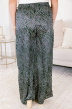 New Adventures Pants, Green Print