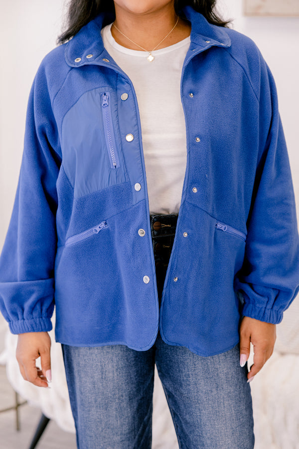 New Chapters Jacket, Blue