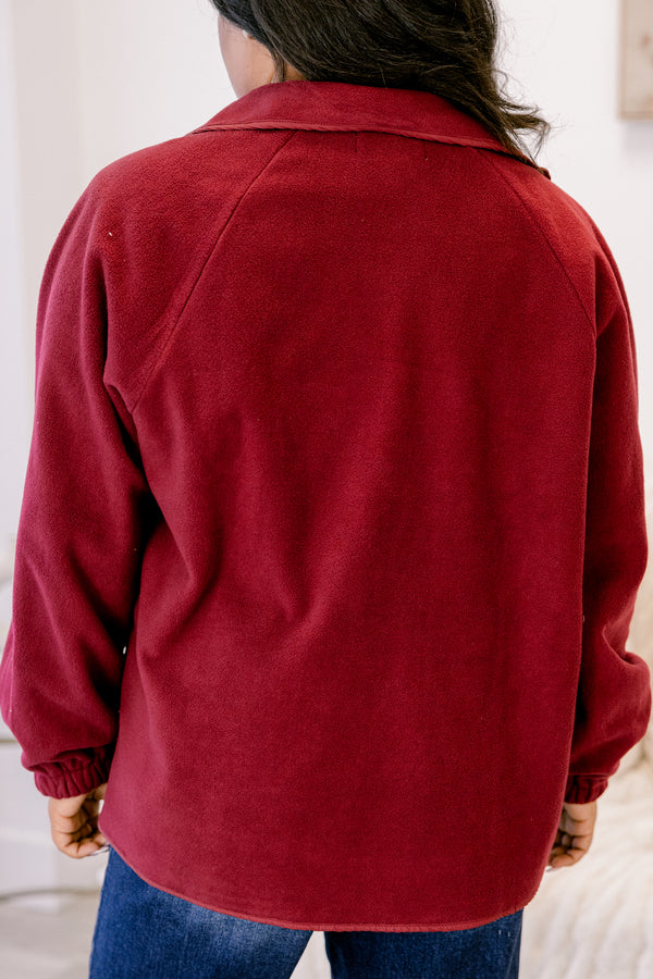 New Chapters Jacket, Burgundy