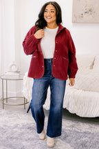 New Chapters Jacket, Burgundy