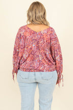 New Perspective Top, Mauve Mix
