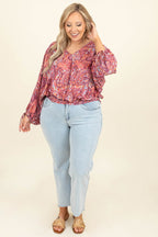 New Perspective Top, Mauve Mix