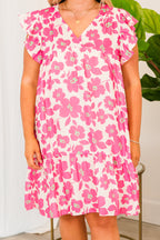 Next Big Move Dress, Pink Floral