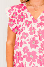 Next Big Move Dress, Pink Floral