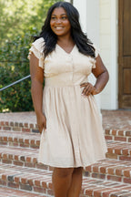 Nights Together Dress, Taupe