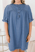 No Better Time Dress, Denim