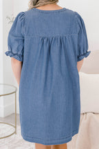 No Better Time Dress, Denim