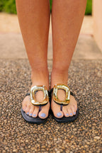 Sandalen „No Comparison“, Schwarz