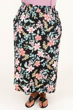 No Drama Here Maxi Skirt, Black