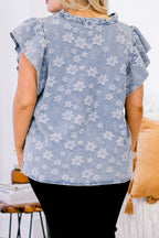 No More Clouds Top, Denim