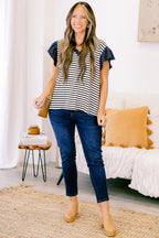 No More Clouds Top, Navy