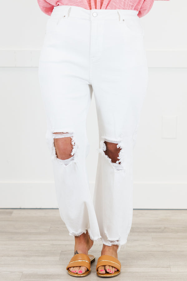 No Secrets Jeans, White