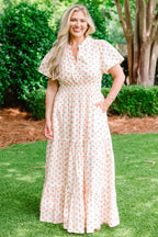 No Time To Waste Kleid, Creme