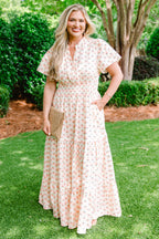 No Time To Waste Kleid, Creme
