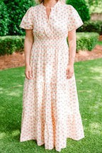 No Time To Waste Kleid, Creme