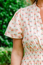 No Time To Waste Kleid, Creme