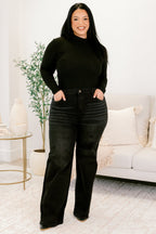Not Over It Jeans, Schwarz