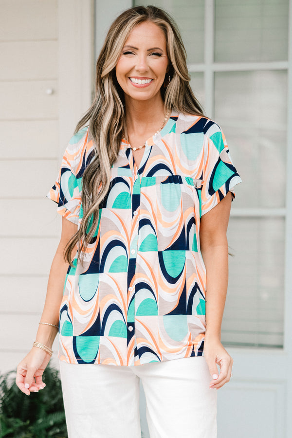 Not So Far Away Top, Mint