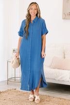 Note To Myself Maxi Dress, Navy