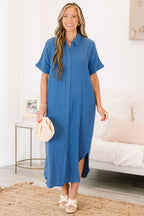 Note To Myself Maxi Dress, Navy