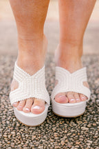 Nichts mehr Wedges, Elfenbein