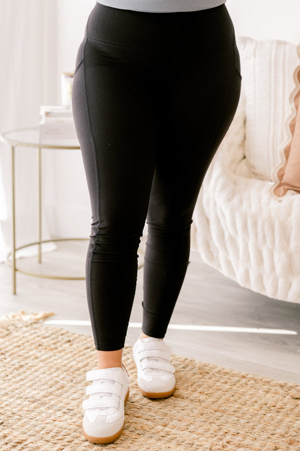 Nothing To Explain Leggings, Black