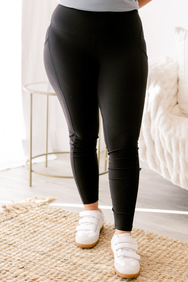 Nothing To Explain Leggings, Black
