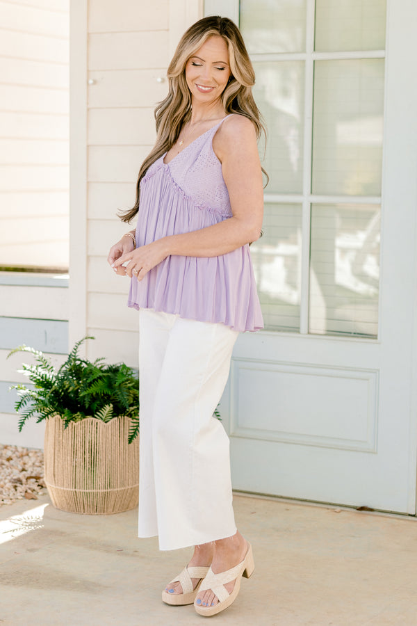 Ocean Breeze Tank, Lavender