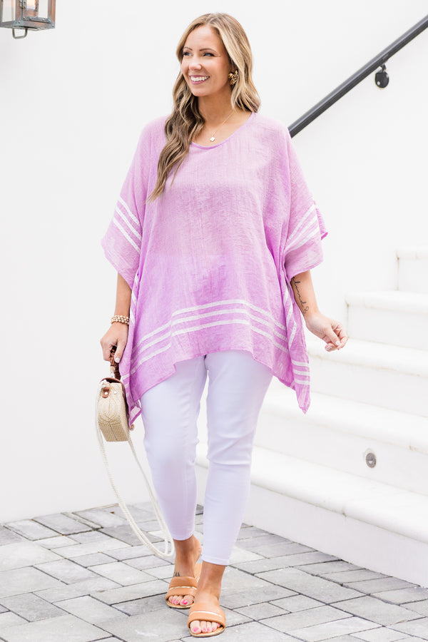 Oh Boy Tunic, Purple