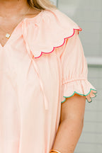 On A Flight Top, Pink