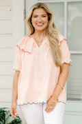 On A Flight Top, Pink