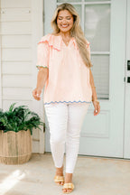 On A Flight Top, Pink