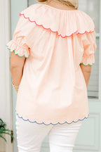 On A Flight Top, Pink