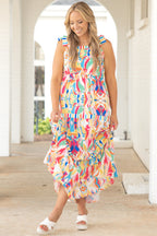 On Island Time Maxi Dress, Multi