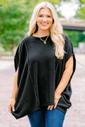 On My Way Over Sweater, Black