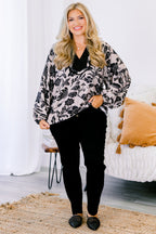 On The Moon Top, Taupe Mix