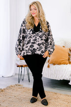 On The Moon Top, Taupe Mix