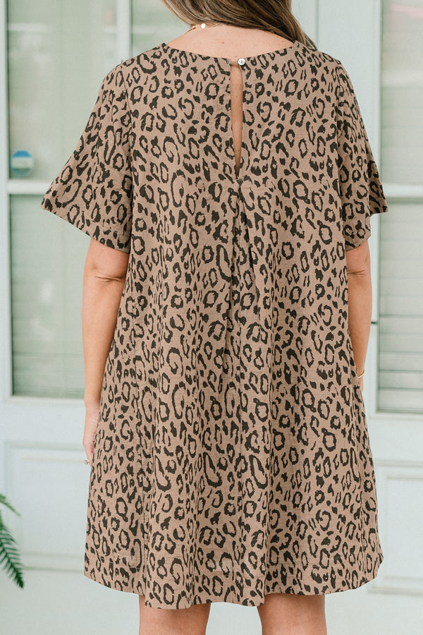 On The Move Dress, Mocha