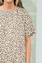 Kleid "Unterwegs", Haferflocken-Farbe