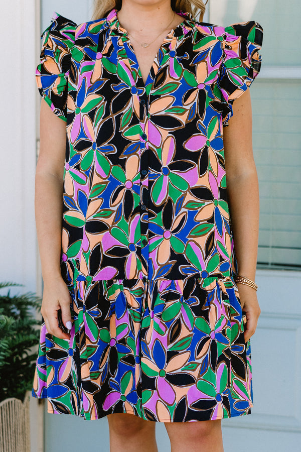 On The Same Page Dress, Black
