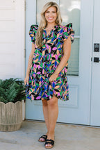 On The Same Page Dress, Black