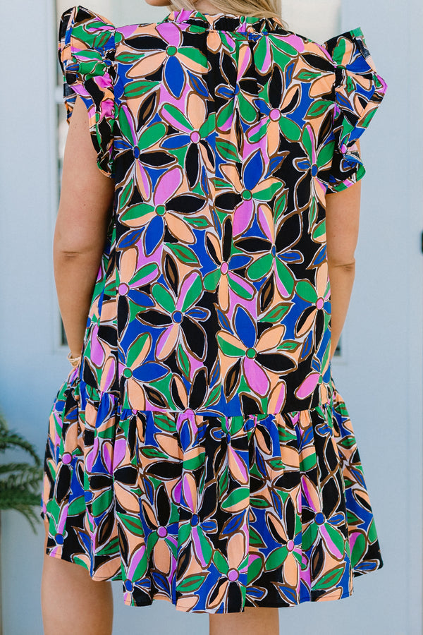 On The Same Page Dress, Black