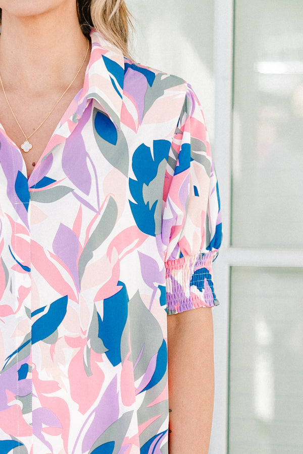 One More Thing Top, Lavendel Multi