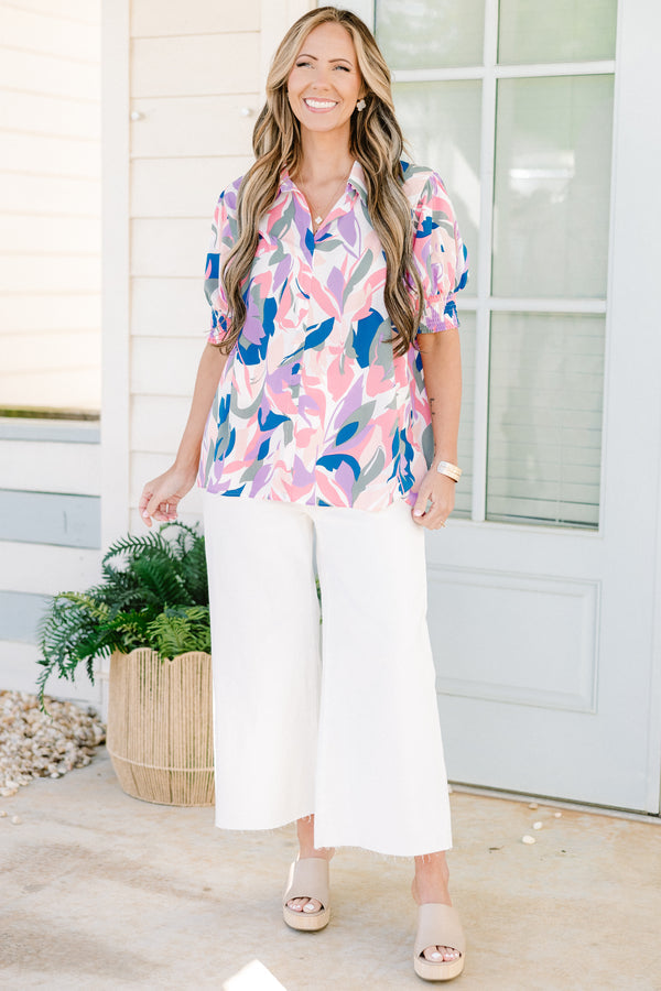 One More Thing Top, Lavendel Multi