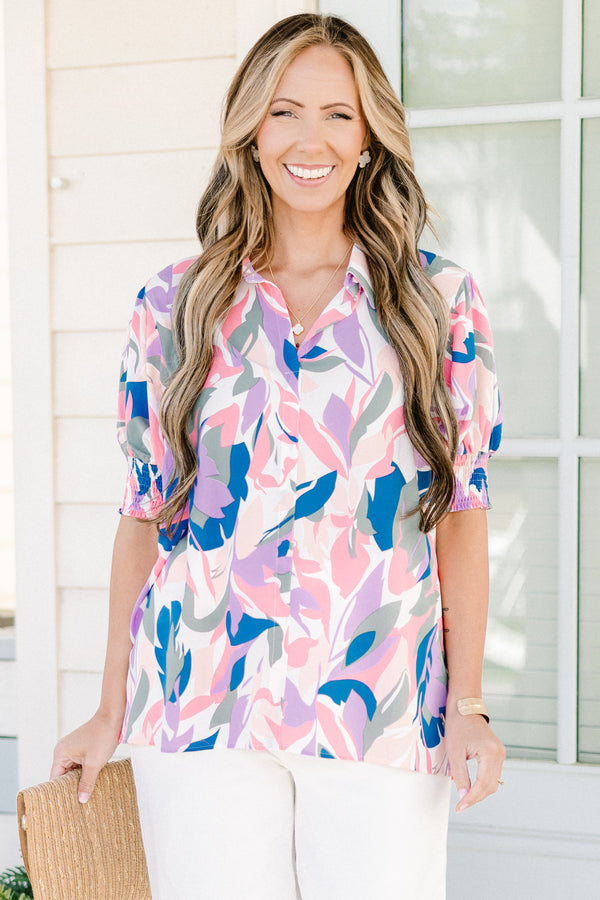 One More Thing Top, Lavendel Multi