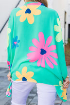 Open To Talking Poncho, Aqua